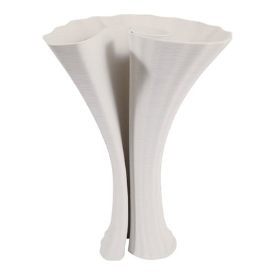 Spire Large 3d Printed Vase White