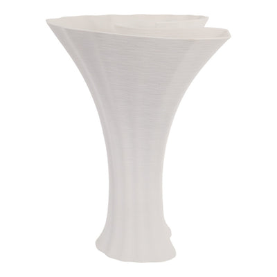 Spire Large 3d Printed Vase White