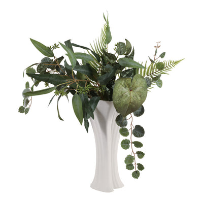 Spire Large 3d Printed Vase White