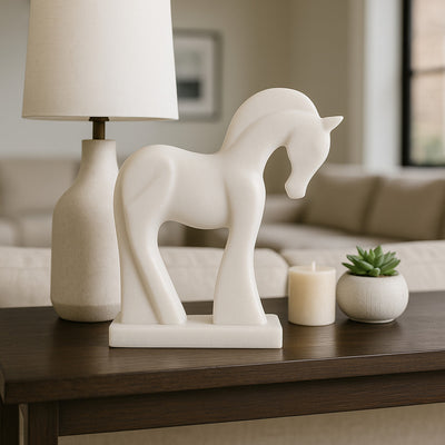 Ellis Quartz Resin Horse Statuary