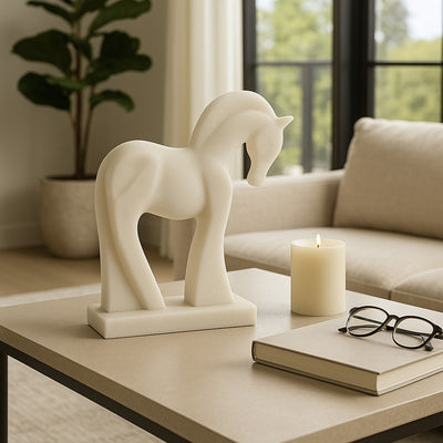 Ellis Quartz Resin Horse Statuary