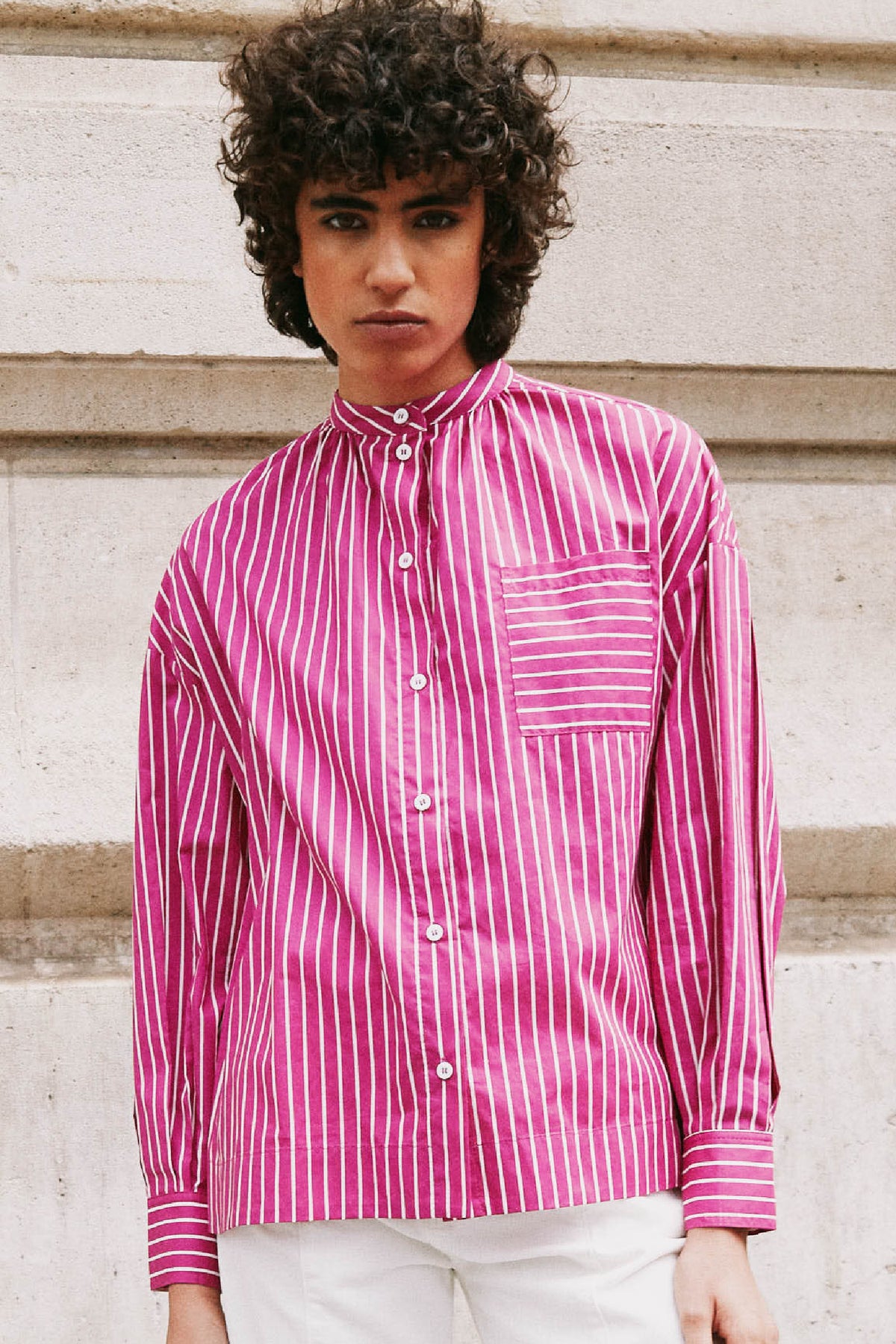Arina Shirt Fuchsia