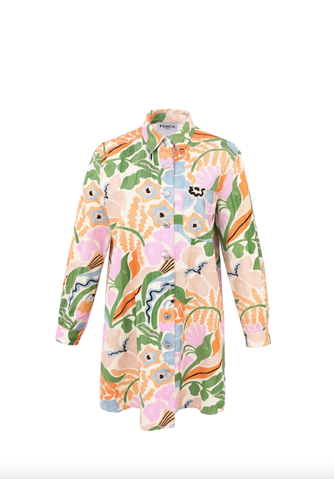 Adina Shirt  Pastel Flowers
