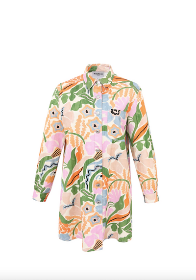 Adina Shirt  Pastel Flowers