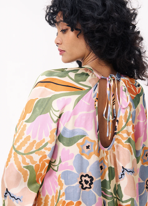 Polly Top Pastel Flowers