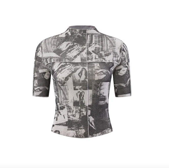 La Parisienne Top Photo Print