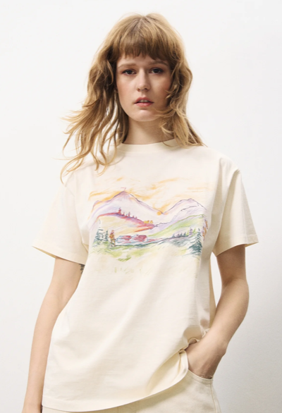 Azelle T Shirt Cream