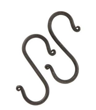 Hand Forged Hook Black