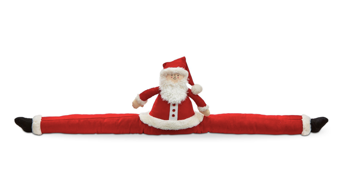 Santa Door Draft Stopper Red