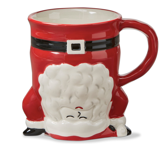 Hand Stand Santa Mug