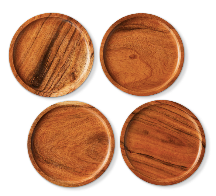 Acacia Plate Set Of 4