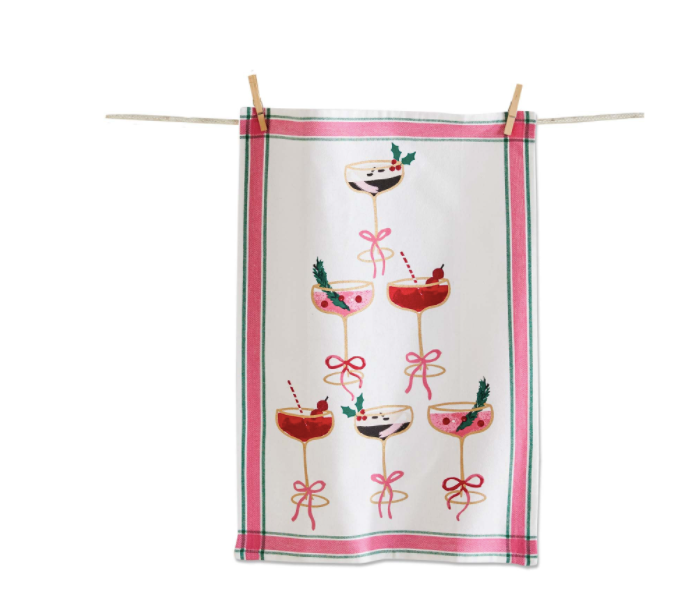 Cocktail Tower Dishtowel