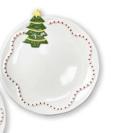 Holiday Cheer Appetizer Plate Tree