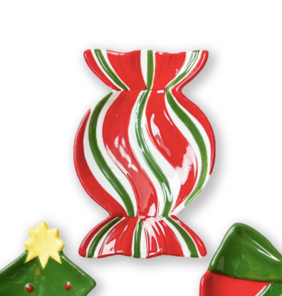Holiday Spirit Appetizer Plate Candy