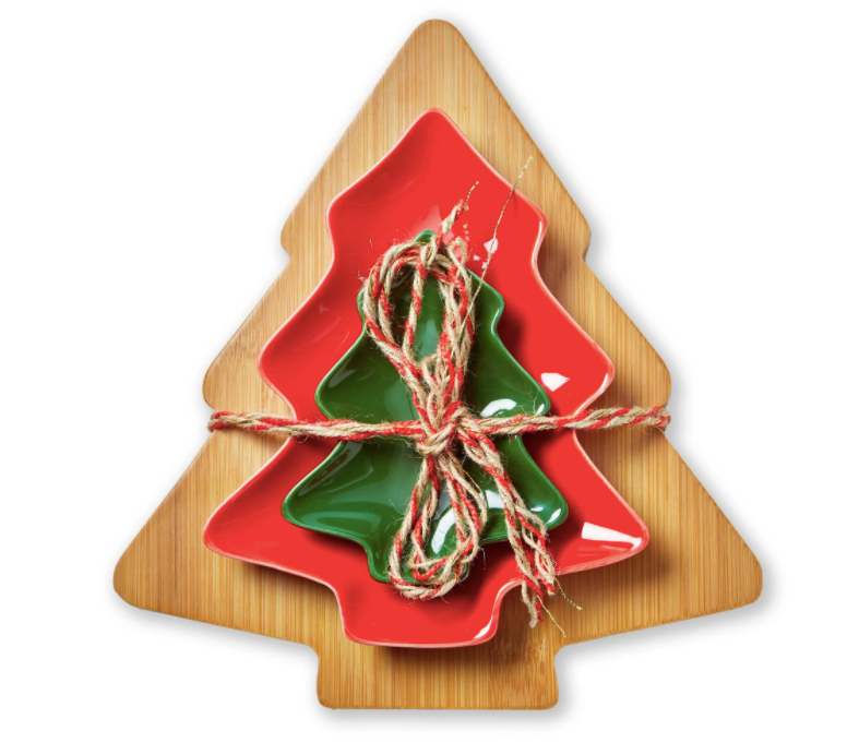 Tree Board & Dish Set Of 3