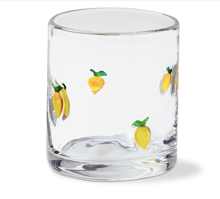 Lemon Double Old Fashioned Glass