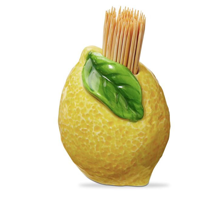 Lemon Toothpick Holder Set