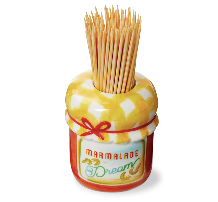 Jam Jar Toothpick Holder Set