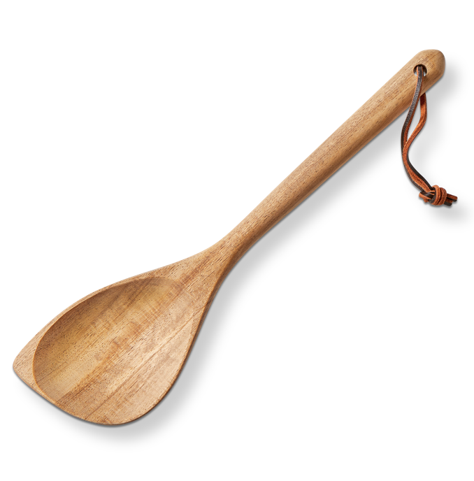Acacia Wood Angled Spoon
