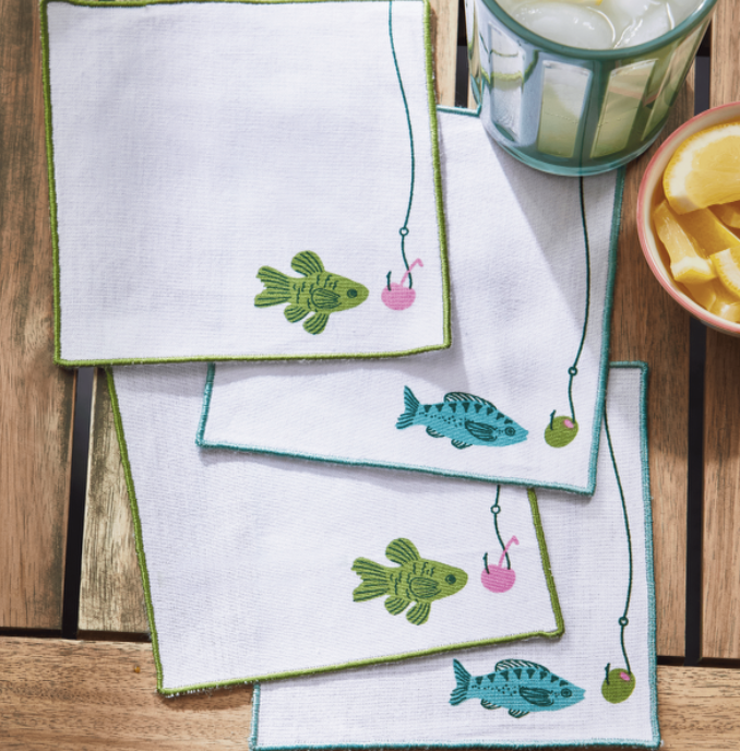 Make A Splash Cocktail Napkin Set Of 4