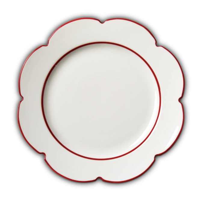 Festive Scallop Dinner Plate
