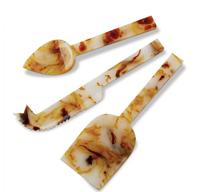 Tortoise Resin Cheese Utensil