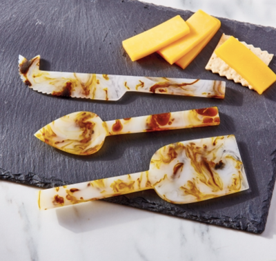 Tortoise Resin Cheese Utensil