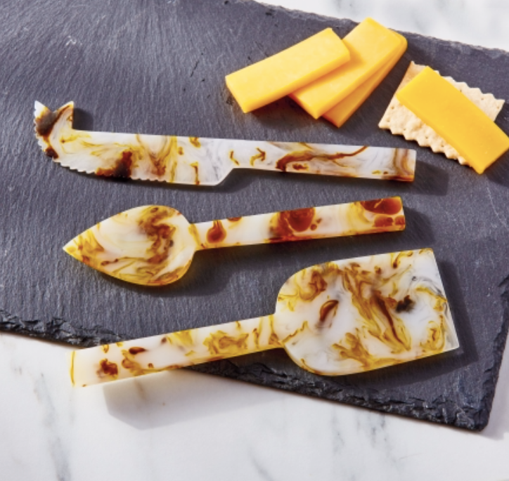 Tortoise Resin Cheese Utensil