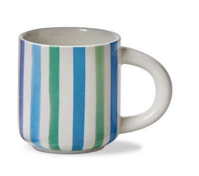 Watercolor Stripe Espresso Cup