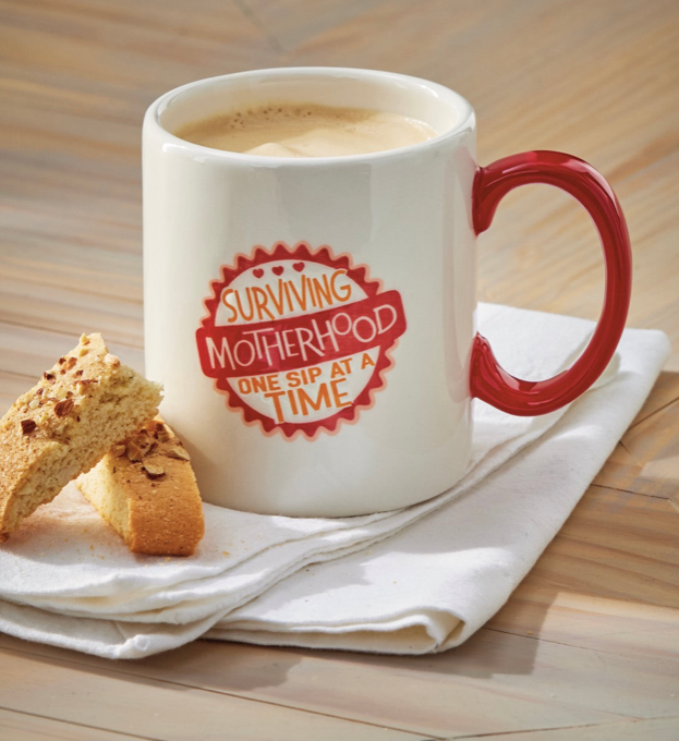 Surviving Motherhood One Sip A Time Mug