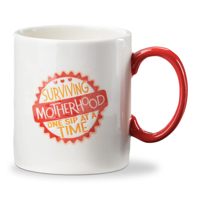 Surviving Motherhood One Sip A Time Mug