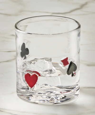 Suits Double Old Fashioned Glass