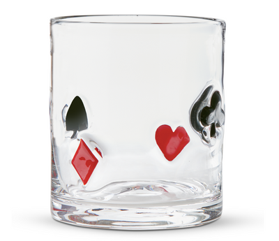 Suits Double Old Fashioned Glass