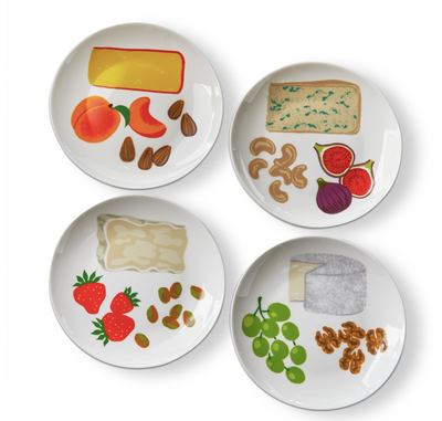 Fromage Appetizer Plate Set Of 4