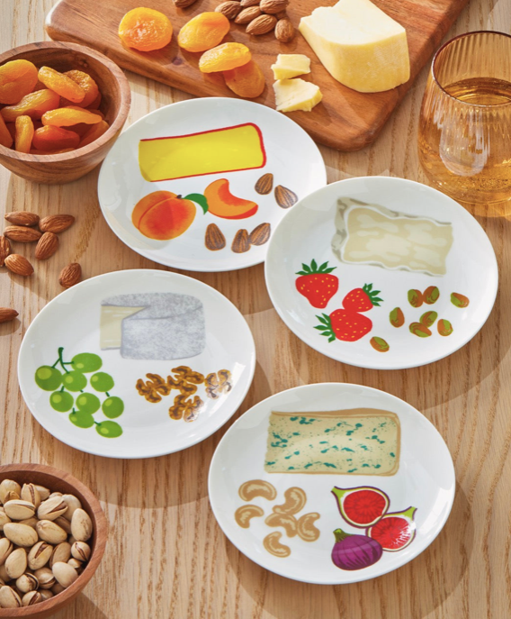 Fromage Appetizer Plate Set Of 4