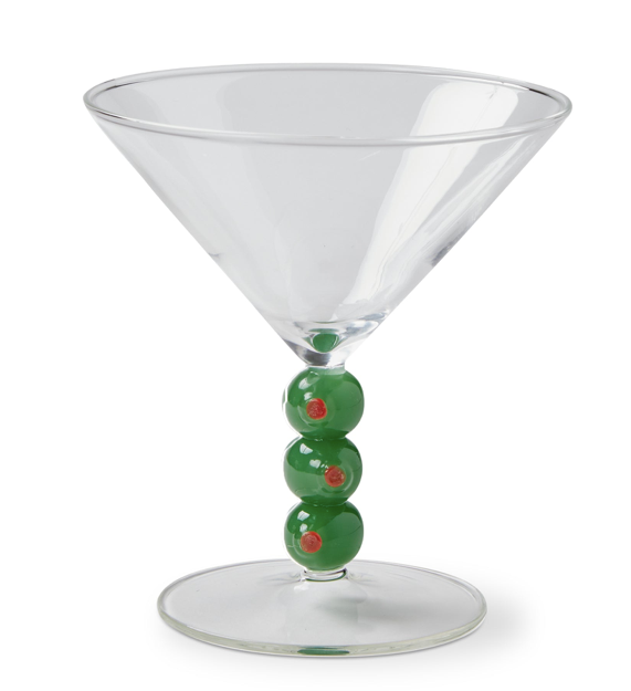 Olive Martini Glass