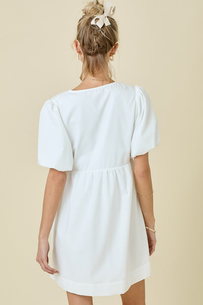 Wisney Mini Dress Off White