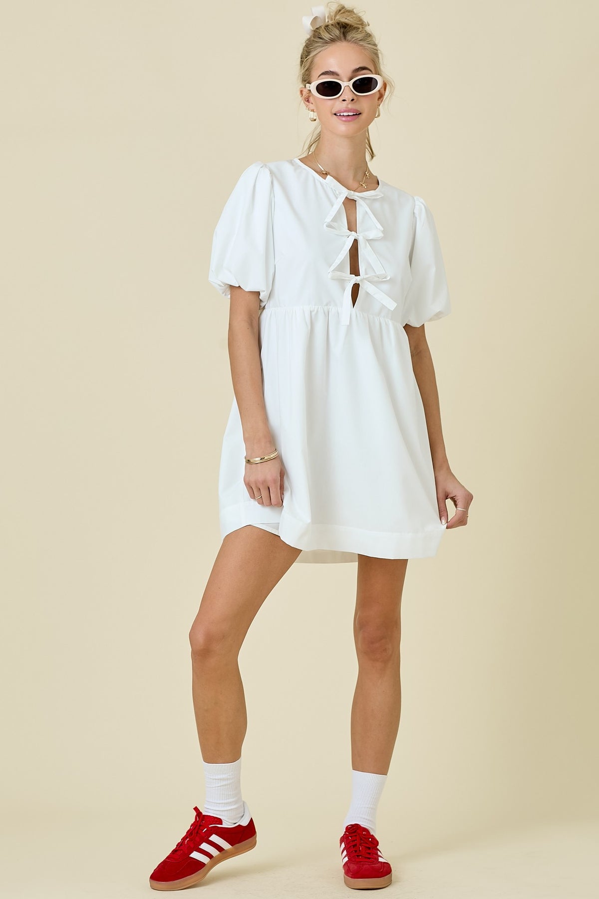 Wisney Mini Dress Off White