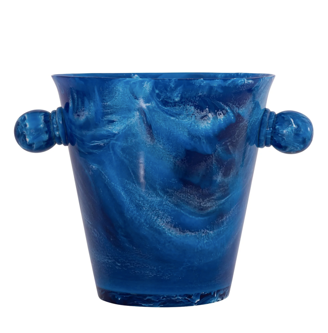 Blue Resin Ice Bucket