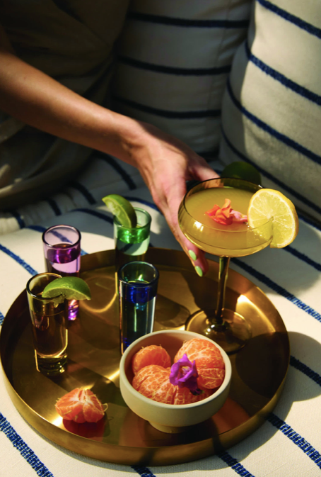 The Gracie Set Of 4 Shot Glasses Colors