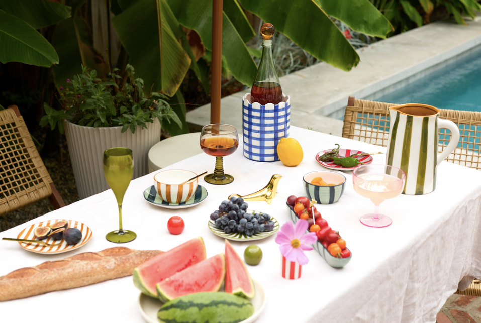 The Bella Dipping Bowls Green Blue