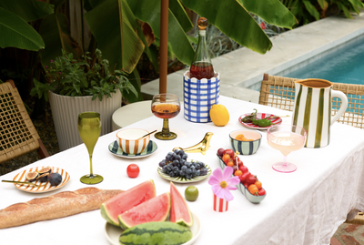 The Bella Dipping Bowls Green Blue