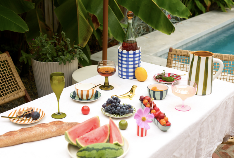 The Bella Dipping Bowls Green Blue