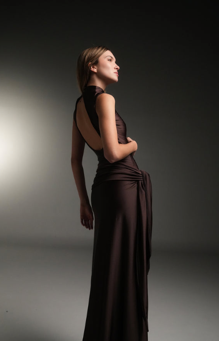 Asil Long Dress Mocca