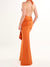 Vlen Long Dress Orange