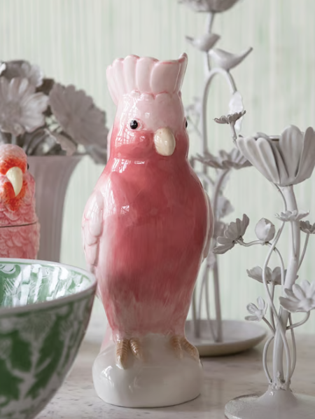 Ceramic Cockatoo Shaped Pitcher