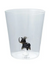 Drinking Glass w Figure Inside