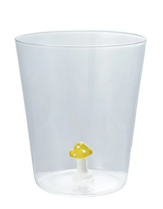 Drinking Glass w Figure Inside