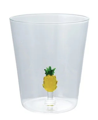 Drinking Glass w Figure Inside