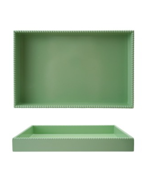 Decorative MDF Trays w Hobnail Edge L